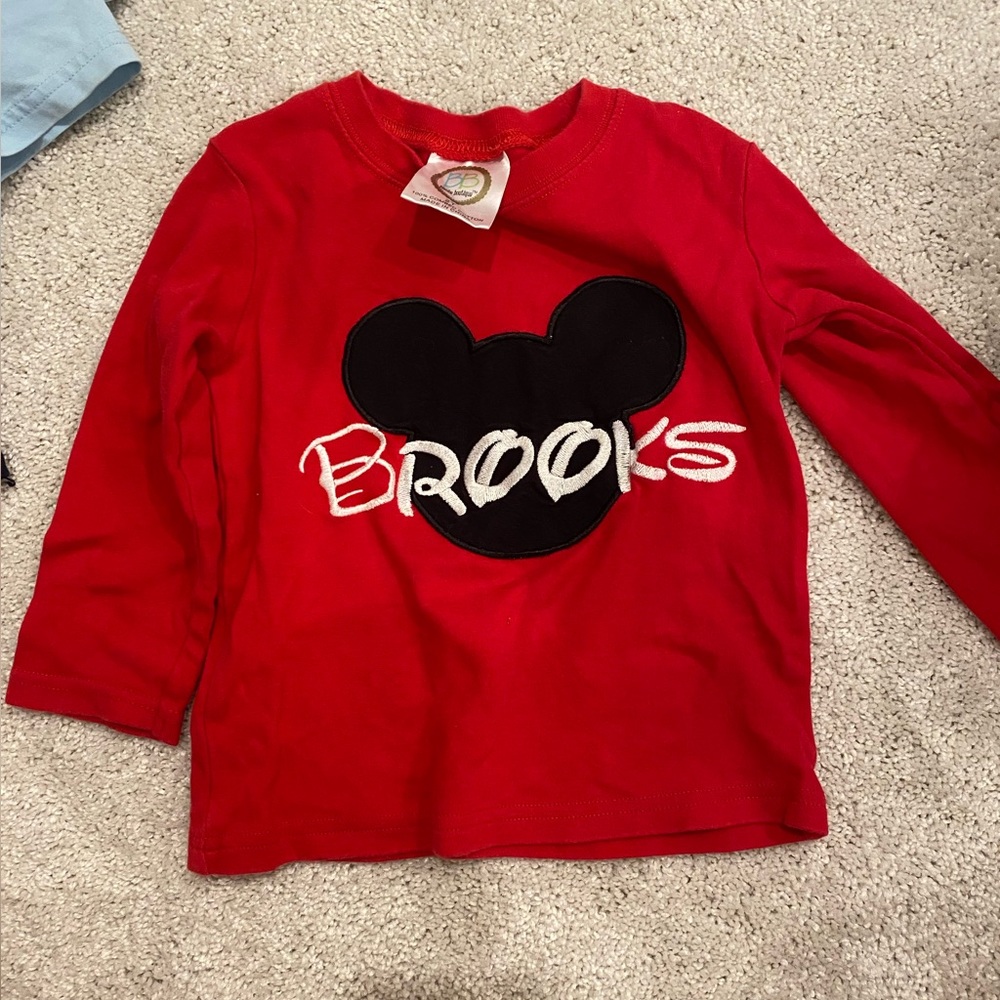 Brooks 2T Mickey shirt (blanks boutique)